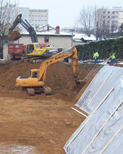 Terrassement pour construction à Villefranche sur Saône